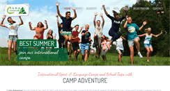 Desktop Screenshot of campadventure.de